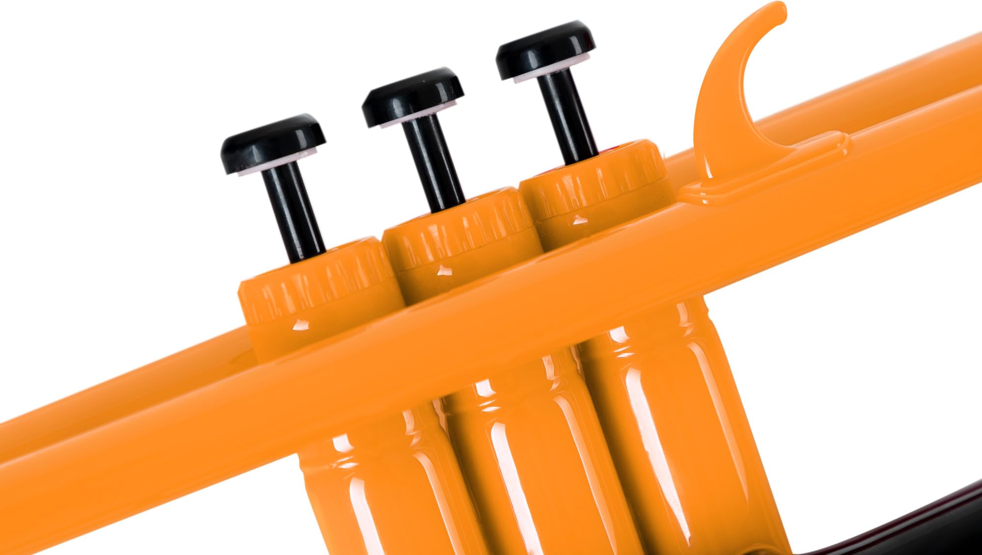 Classic Cantabile MardiBrass ABS Kunststoff Trompete - Perinet-Ventile - 510g leicht - Bohrung: 11,6 mm - inkl. Mundstück und Gigbag - orange