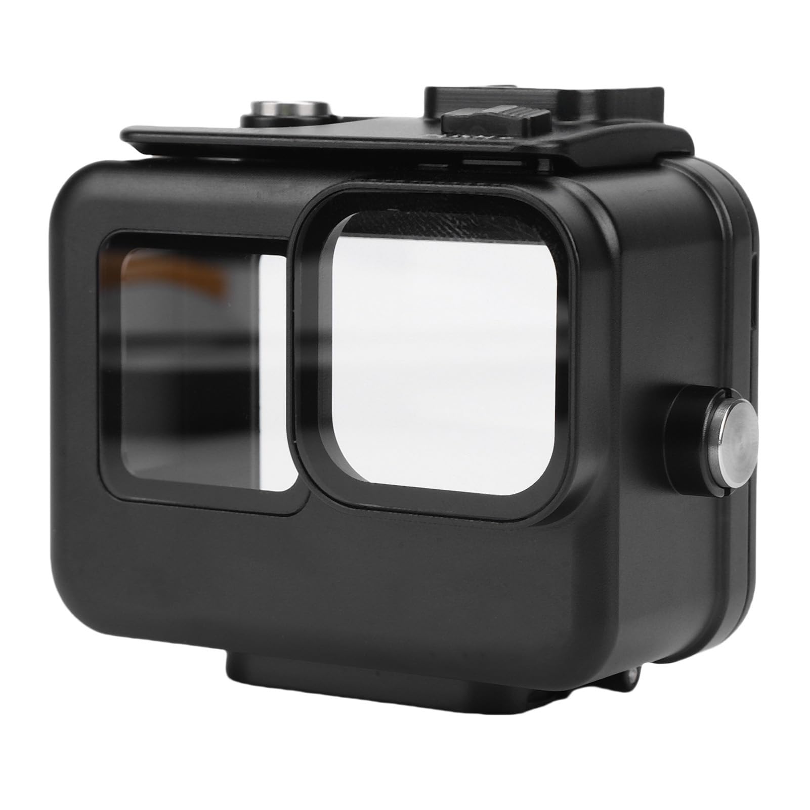 Zunate Carcasa Protectora de Buceo para Cámara de Acción, Carcasa Impermeable para Aventuras Submarinas, Aleación de Aluminio de 60M de Profundidad, Apta para 9, 10, 11, 12 y 13