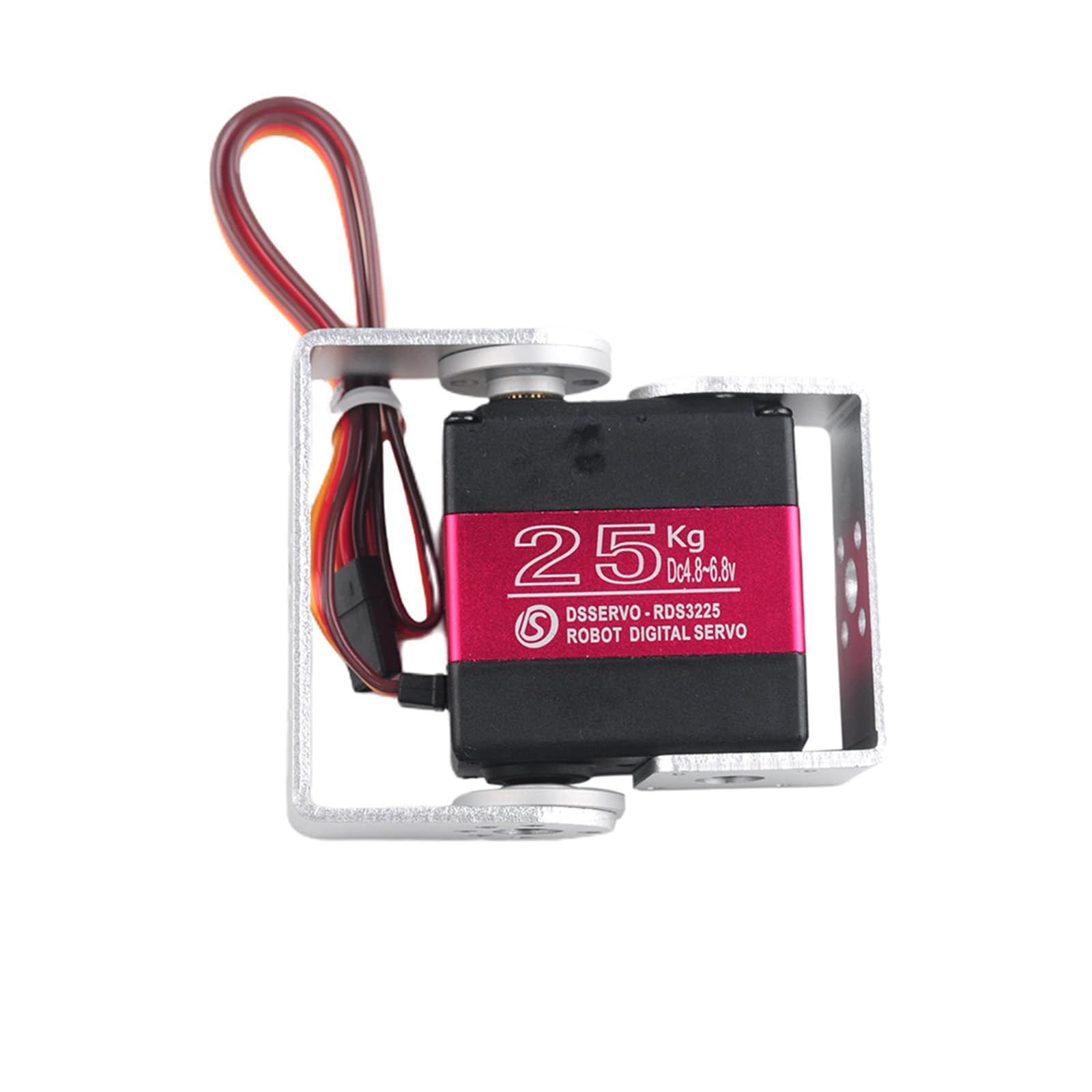 RDS3225 Servo 25KG 270 Gradi Alta Coppia Impermeabile Braccio Robot Servo Montaggio U RC Servo Digitale per DIY Baja Auto 1/8 1/10 Scala Crawler