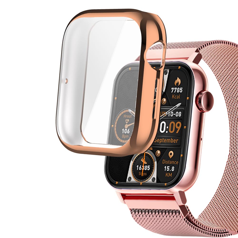 smaate Watch Cases compatible with Trendia TG09 1 83 Smart Watch TPU Case with Screen Protector Protecting Watch