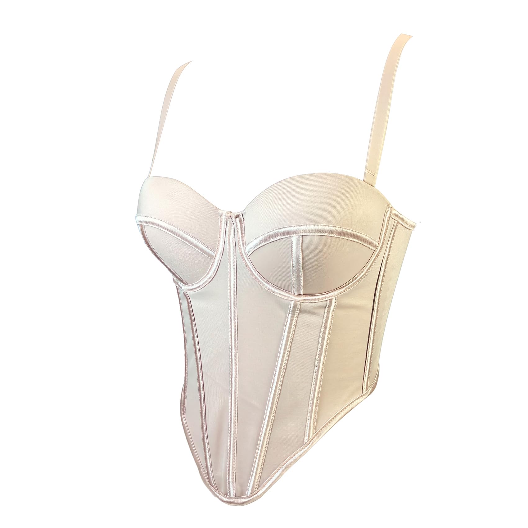 Bustier Corset Crop Top Soutien-Gorge Clubwear Slim Vest Costume
