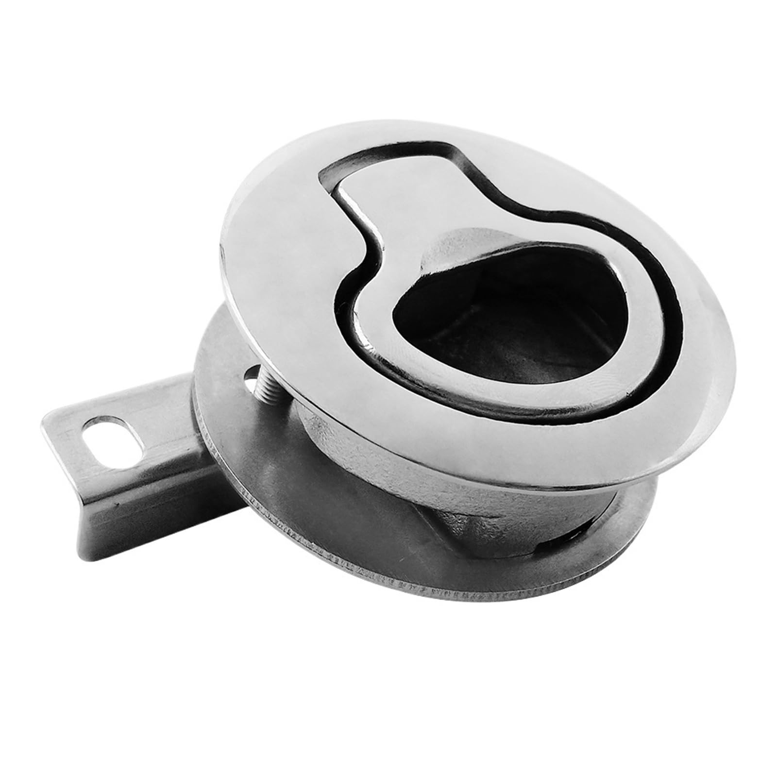 Serrure rotative encastrable 2 pouces et loquet de quincaillerie marine en acier inoxydable 316