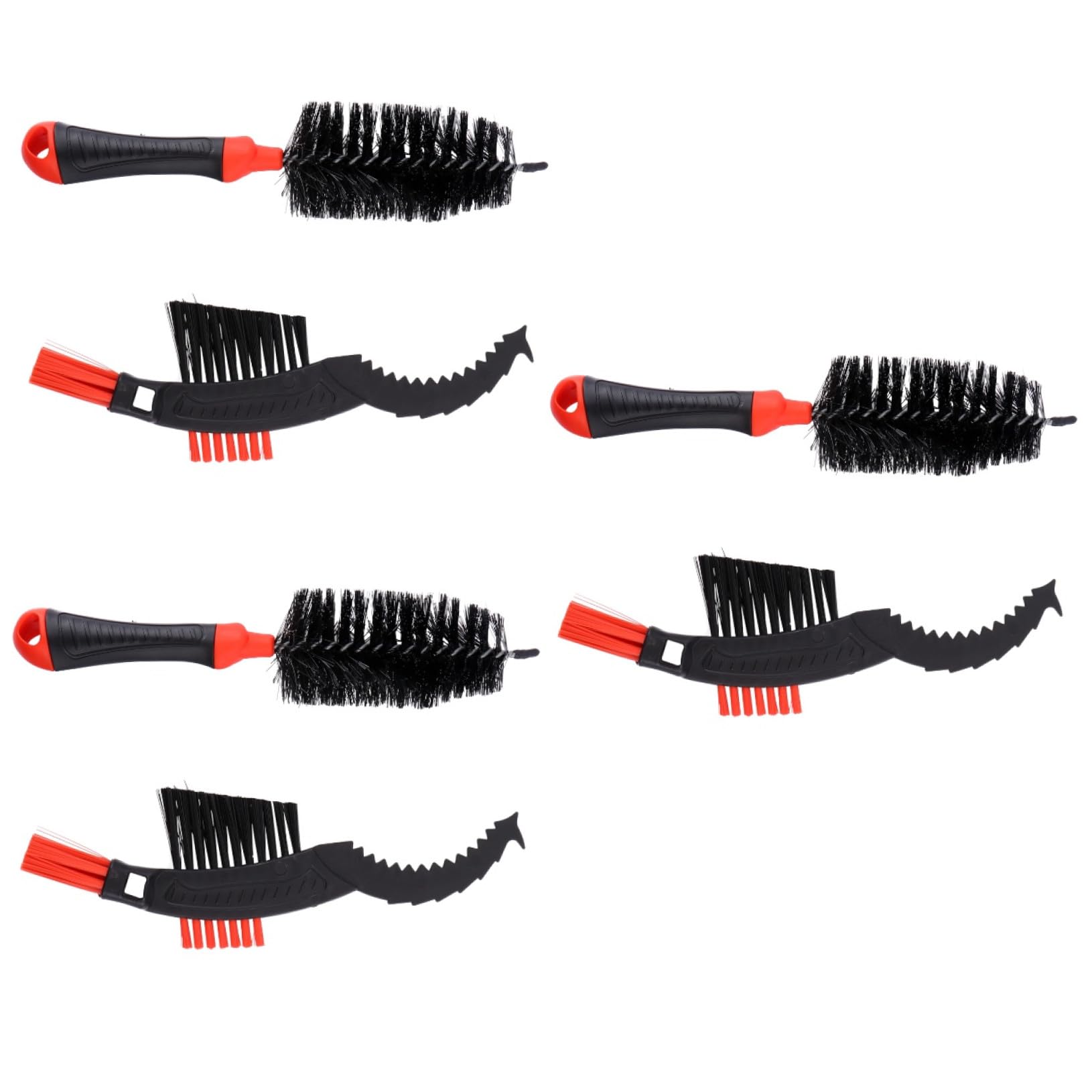 Toyvian 3 set Set Di Spazzole Per Pneumatici Spazzola Per Catena Di Bicicletta Pulitore Per Catena Di Bicicletta Spazzola Per La Pulizia Della Di 2 pezzi*3