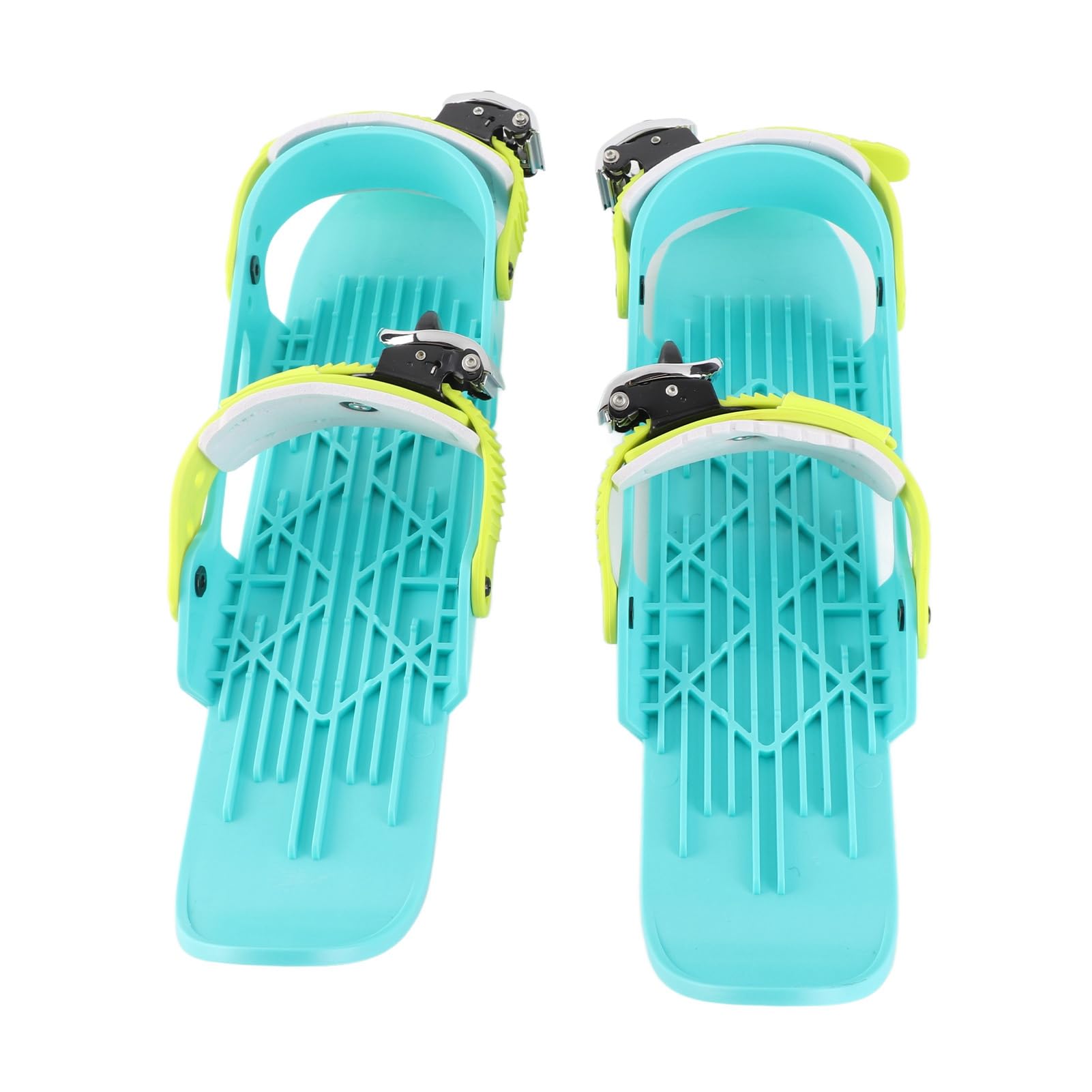 Mini pattini da sci in nylon portatili regolabili corti da neve Skiboard con custodia per sport invernali all'aria aperta adulti e bambini