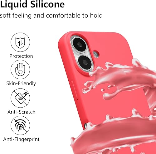 Miniatura 104 de ZTOFERA Funda para iPhone 13 Pro con correa, funda cruzada para teléfono con cordón ajustable para el cuello para el hombro, silicona suave a prueba