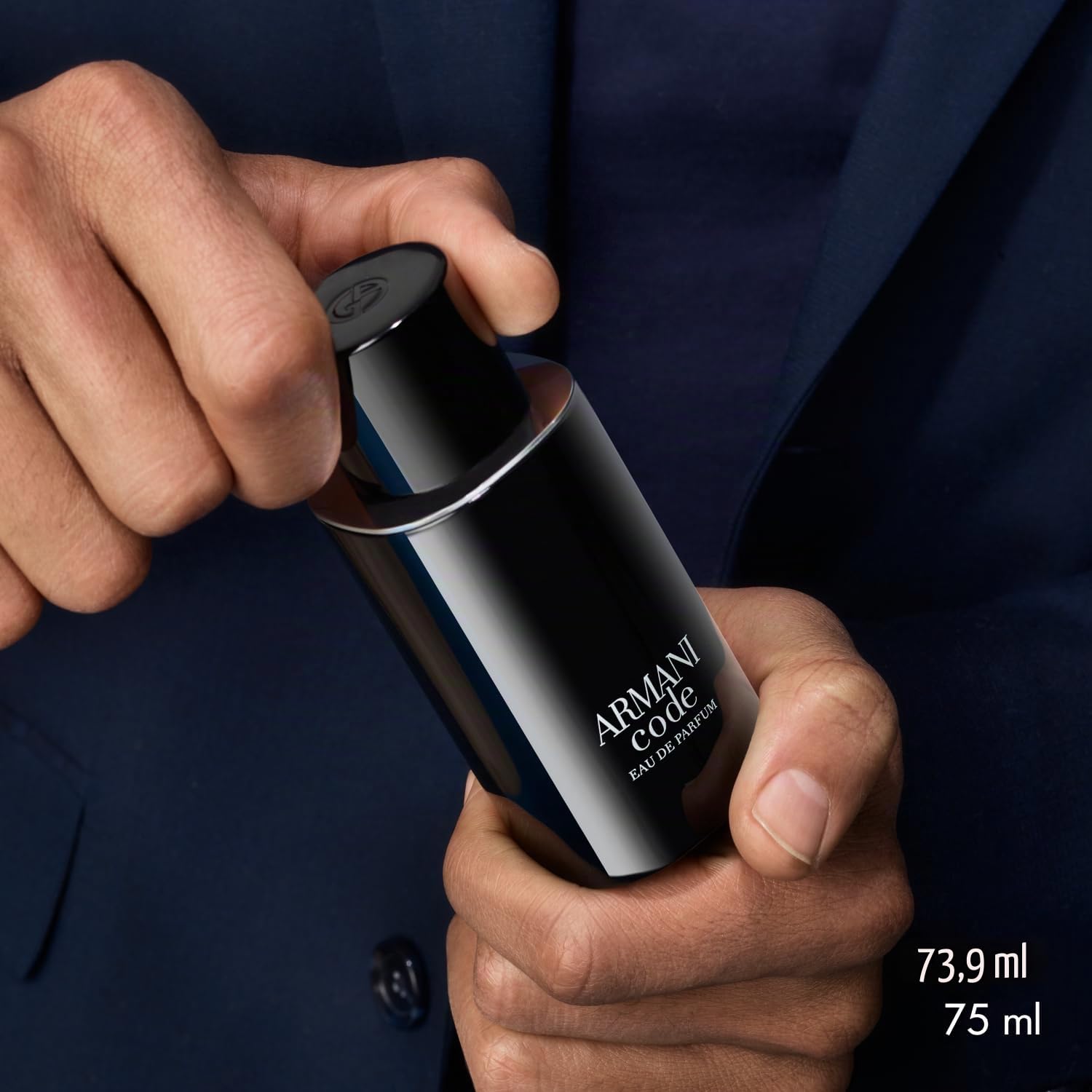 Armani Beauty - Code - Eau de Parfum - Cologne for Men - Fougère Ambery Spicy Herrenduft - Grüne Mandarine, Muskatnuss, Tonkabohne