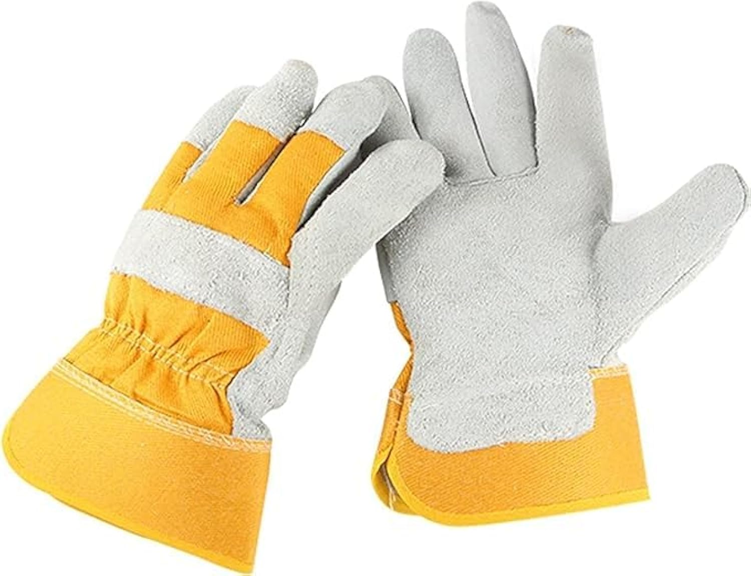 DEEP SLEEP EVERY NIGHT Gloves, 2pcs Leather welding gloves, garden safety protection, sports, motorcycles, drivers, clothing