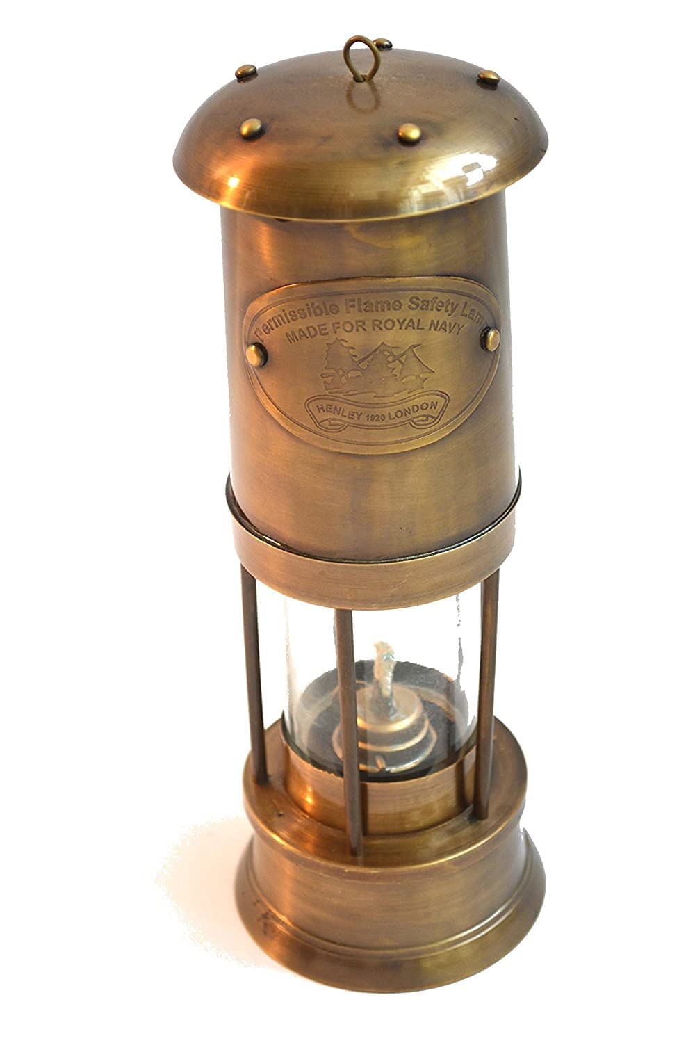 Vintage-Style Brass Oil Lantern, 7 Inche Miner Ship Lamp, Table Lantern-image-39