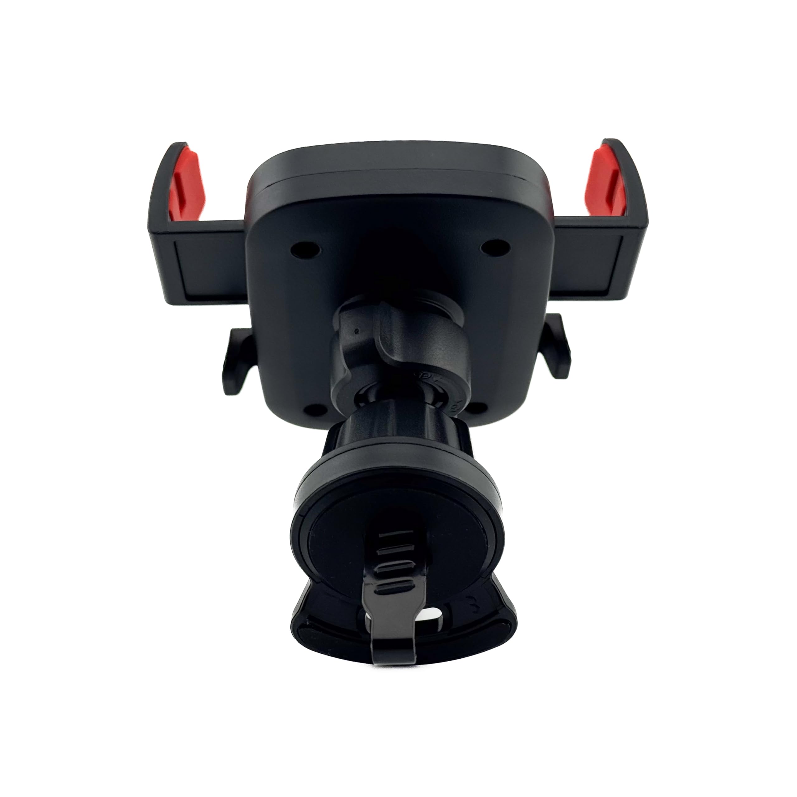Soporte de teléfono para rejilla de ventilación de coche con brazos de bloqueo automático, ajuste universal, color negro