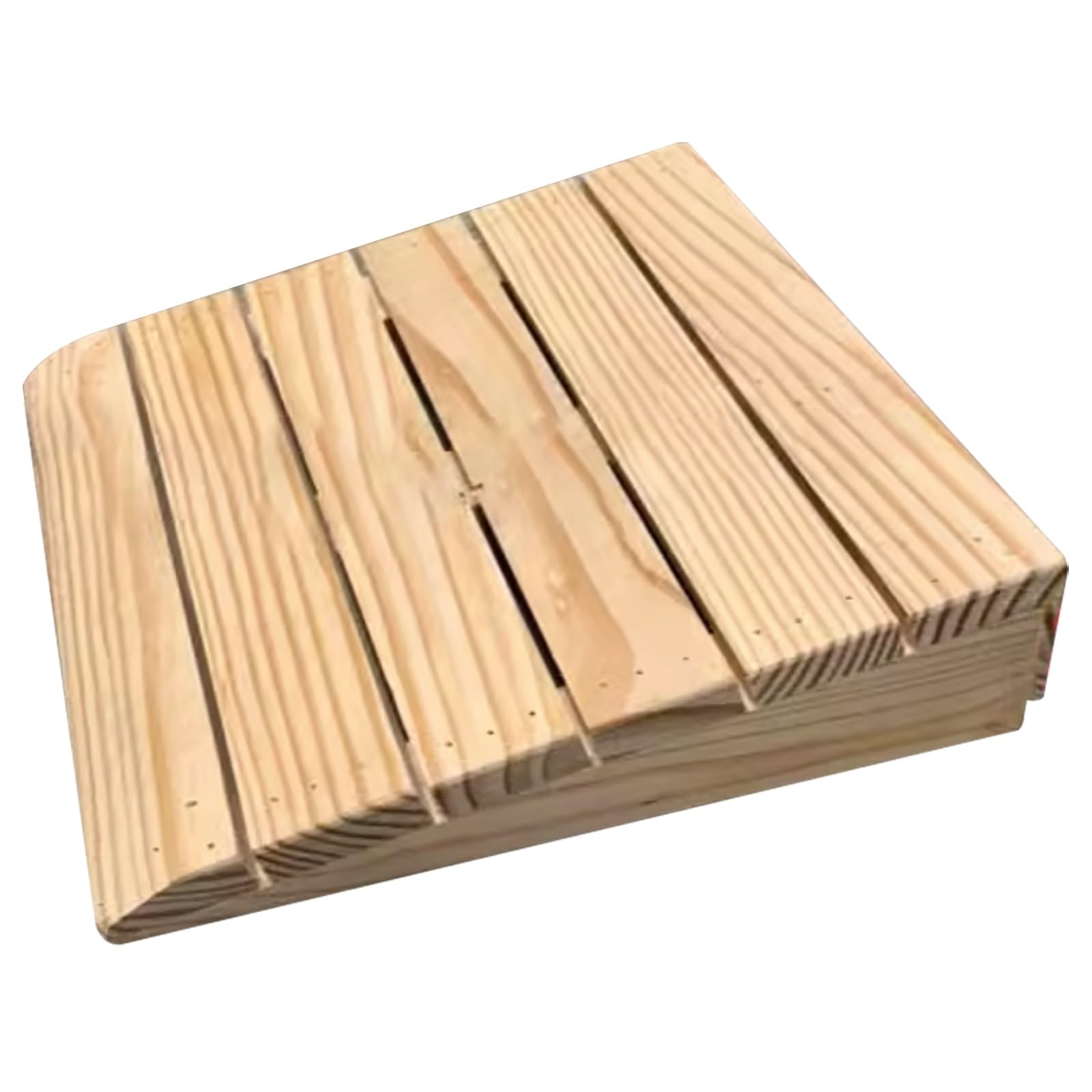 Solid Wood Curb Ramps, 7-15 cm Rise Portable Non-Slip Threshold Ramps For Garage, Patio Door Shed, Loading Dock, Driveway Wheelchair Sidewalk (Size : 35x38.8x15cm/13.8x15.3x6in)