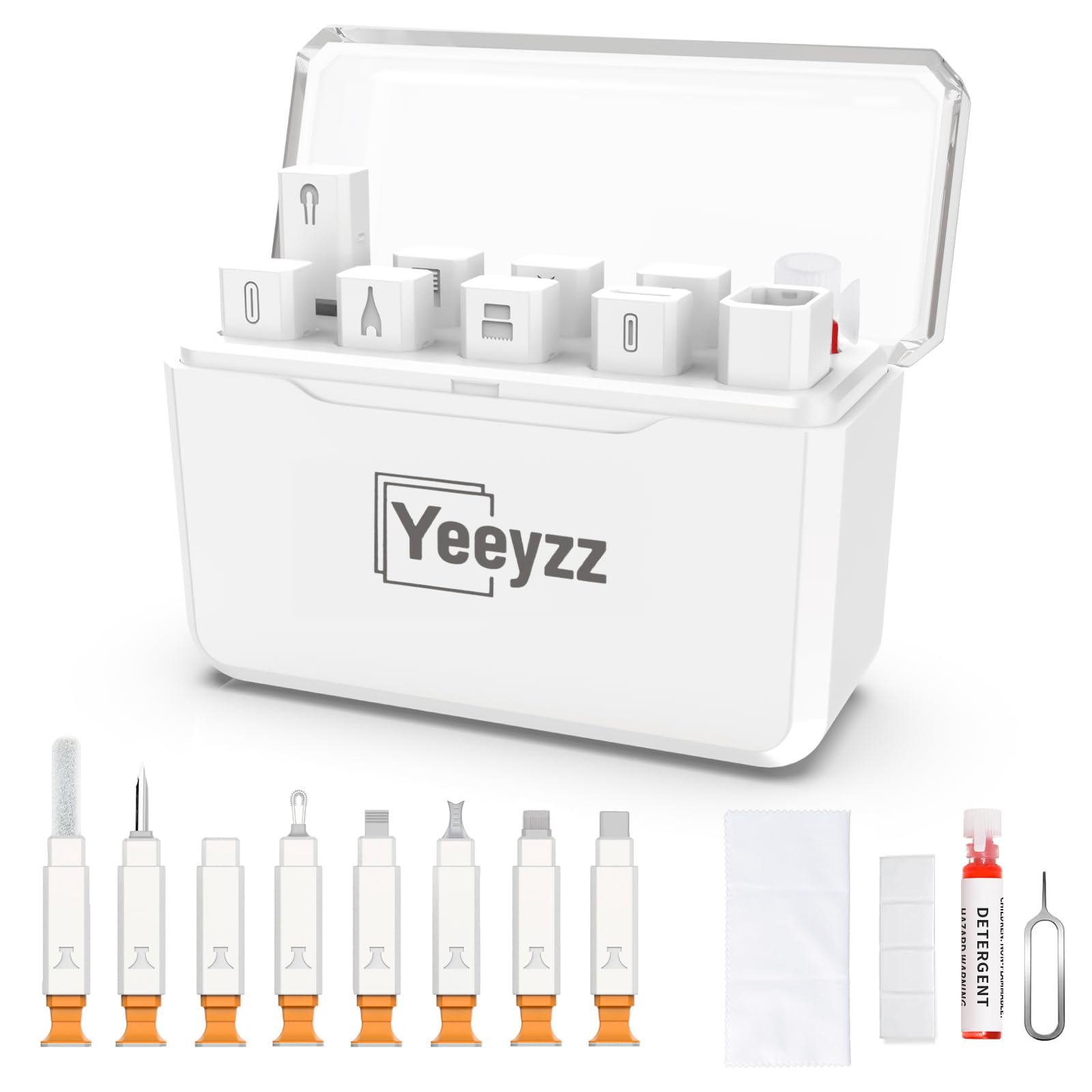 XOOWOO Phone Cleaning Kit Compatible with Airpod: Multi-Tool Cleaner Kit for Charging Port - Compatible with iPhone Samsung iPad