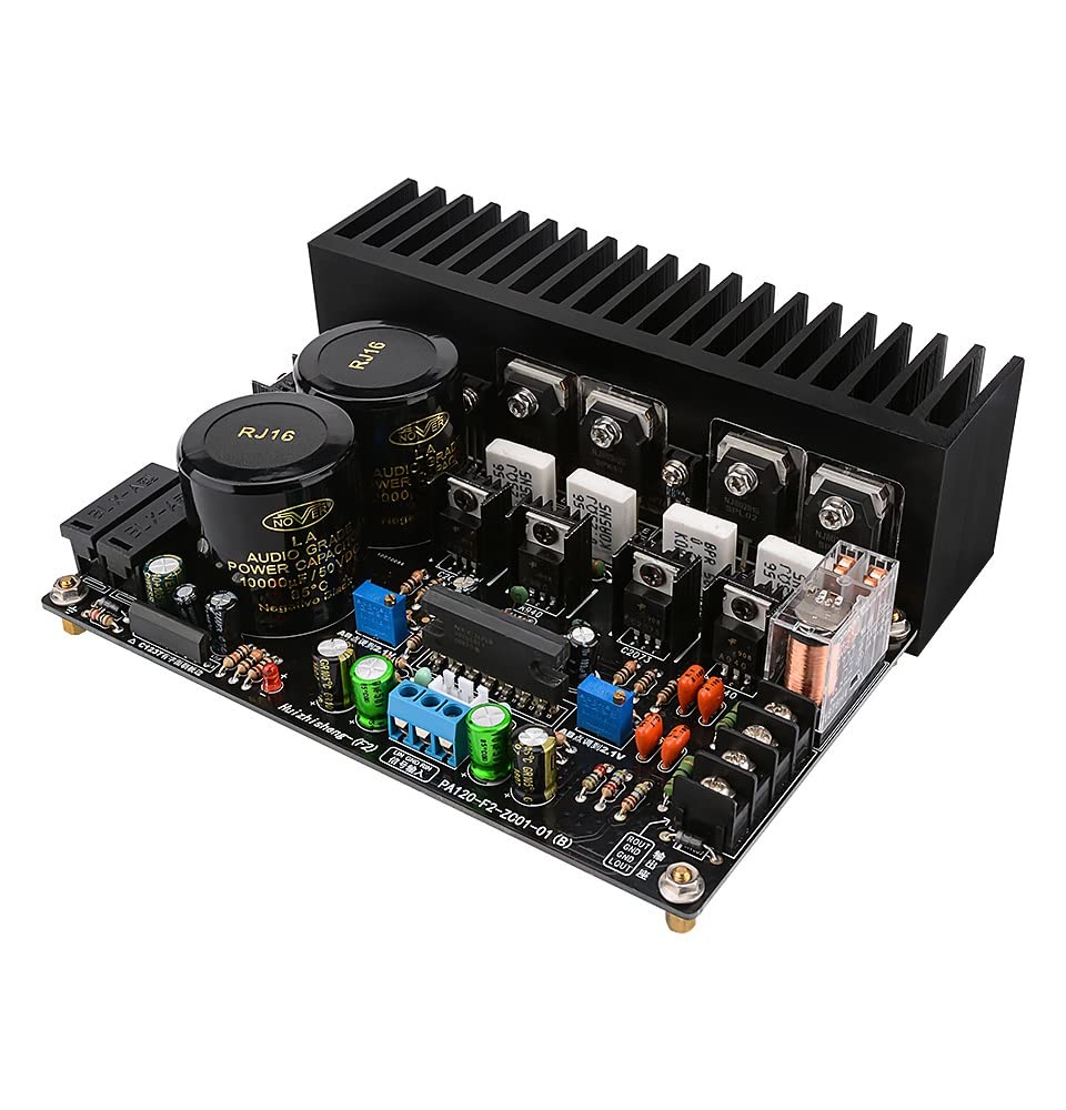HiFi-Audio-Leistungsverstärker-Platine, 120 W x 2, UPC2581V, DIY-Sound-Lautsprecher-Verstärker für Heimkino