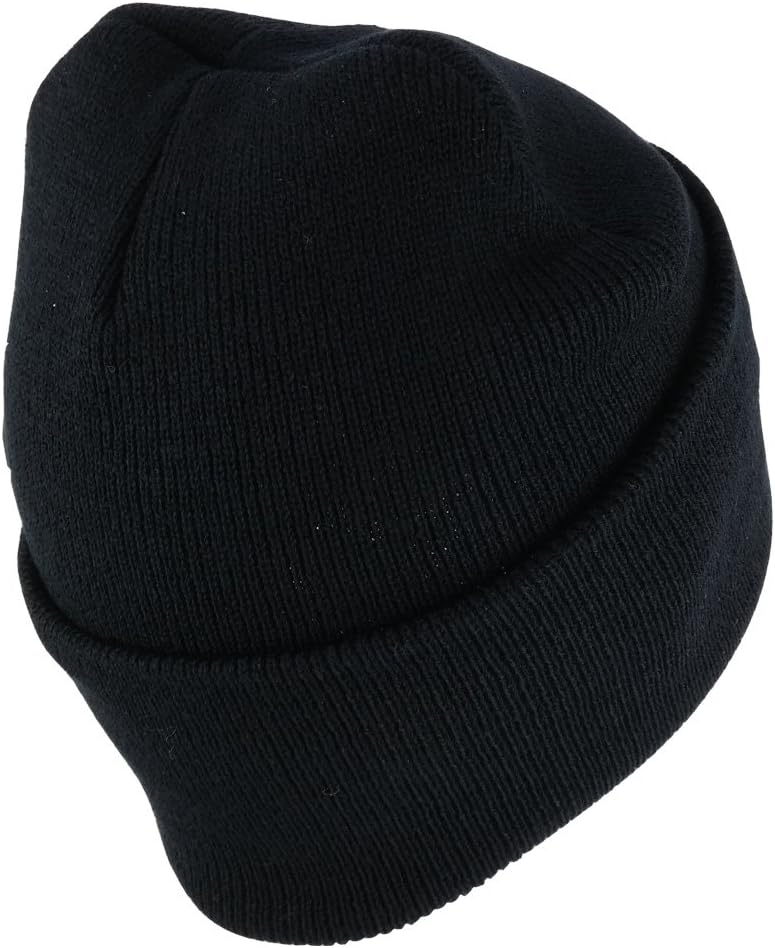 Thin RED Line American Flag Embroidered Cuff Beanie Hat - Image 3