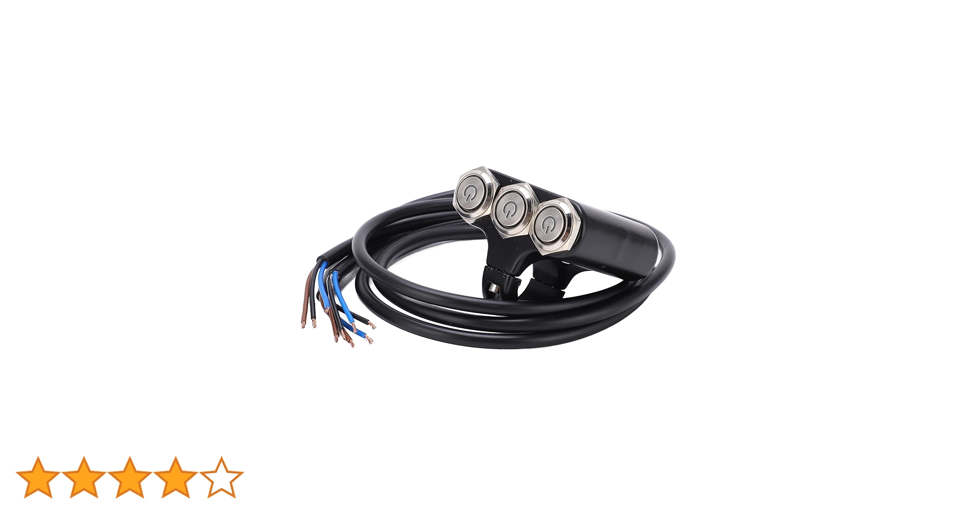 Amazon | 防水 スイッチ、12V LEDバイク ライト 長さ52cm