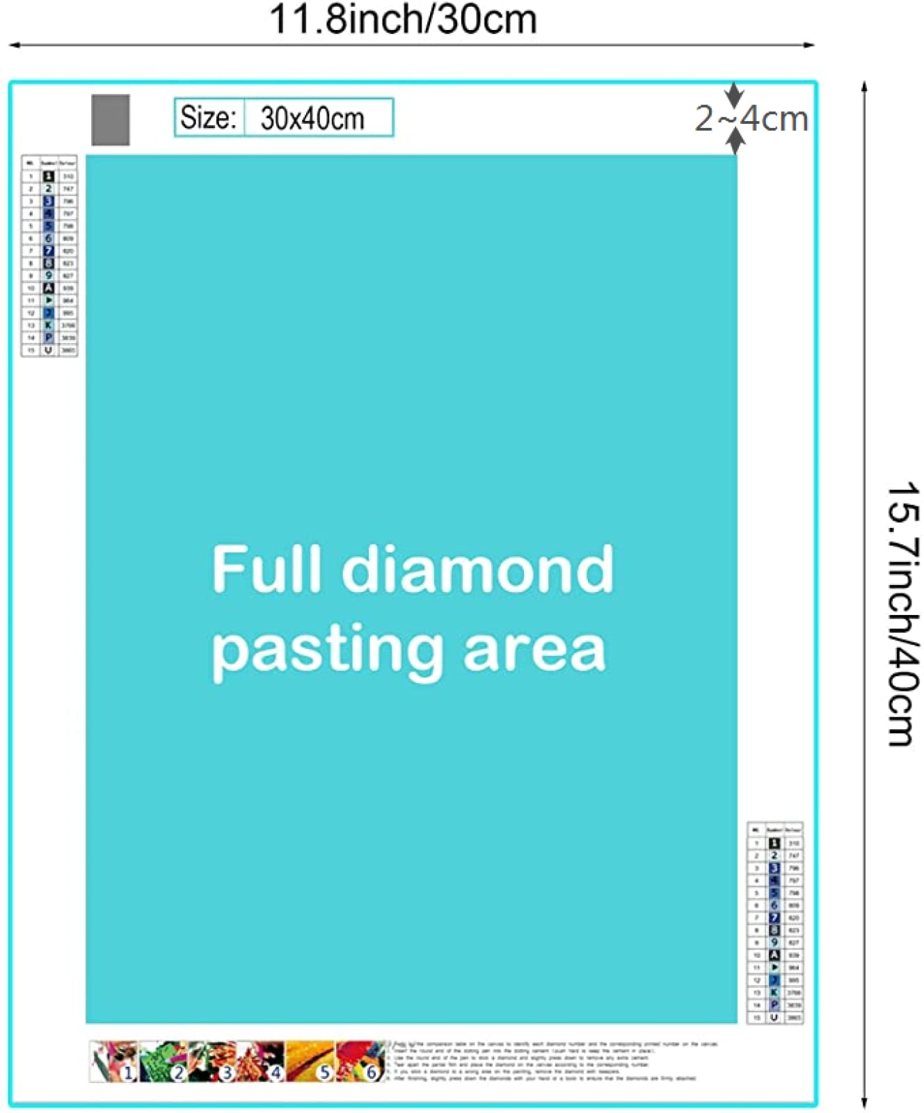 DIY zestawy do malowania diamentami dla dorosłych, kolorowy kwiat krajobraz 5D diamentowy zestaw artystyczny dla dzieci, prezenty damskie, malowanie po numerach, pełna sztuka kryształowa, cekiny w kropki, spersonalizowane obrazy, dekoracja ścienna, 40 x 2