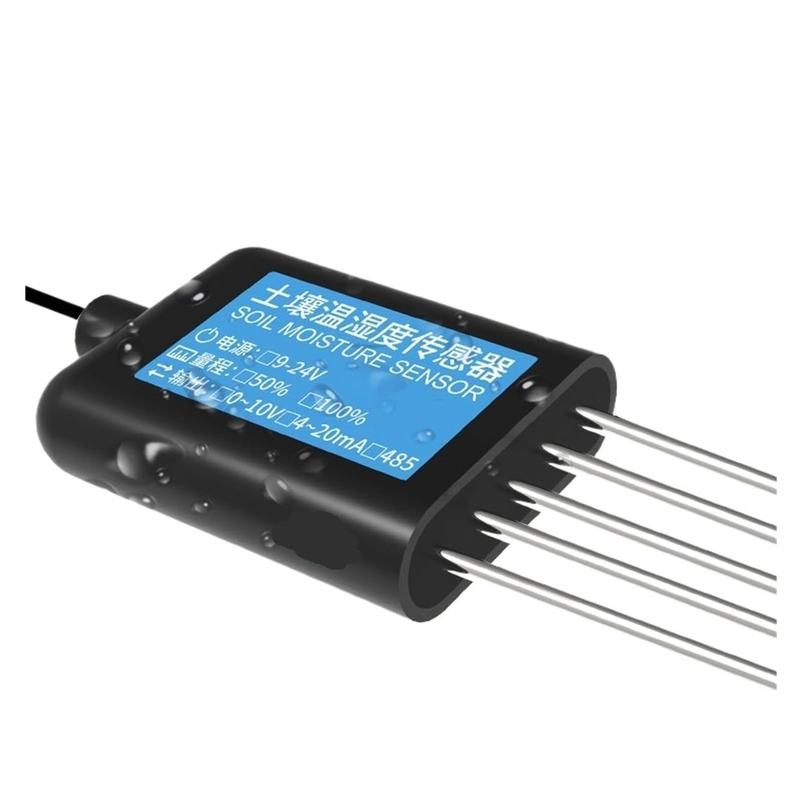 Czujnik gleby miernik 7 w 1 RS485 temperatury wilgotności przewodności azotu fosfor potasu pH (RS485 PH)