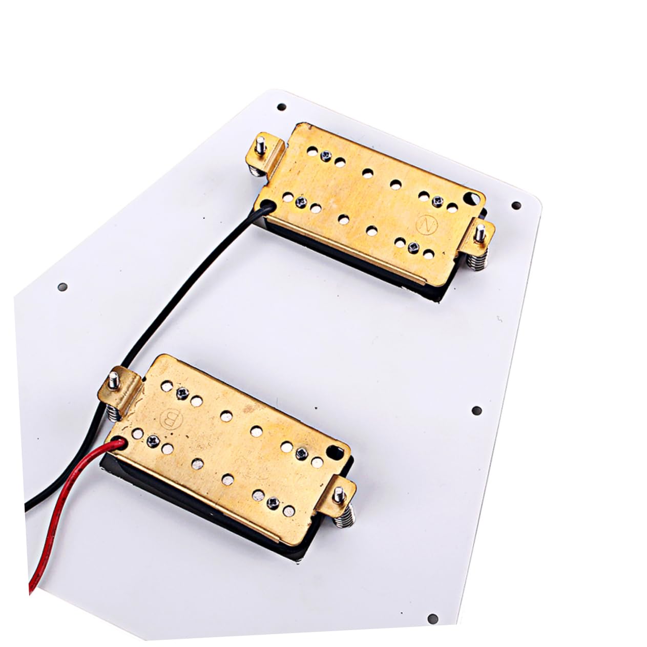 Battipenna per Chitarra Elettrica 3 Strati, 12 Fori, Bianco