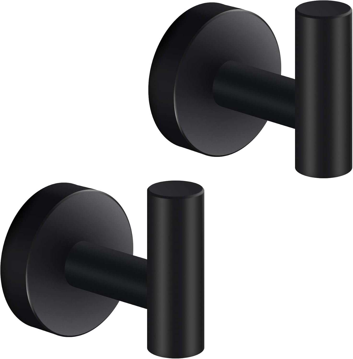 MARMOLUX ACC - Towel Hook Black Bathroom Single Coat Hooks Bath Kitchen ...