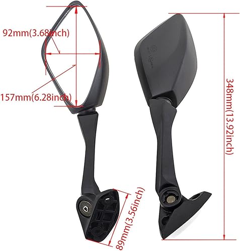 Miniatura 4 de Espejos retrovisores de motocicleta para Suzuki para Gsx para 250r 2019 2020 para GIXXER SF150 espejos retrovisores laterales de motocicleta GsX250r