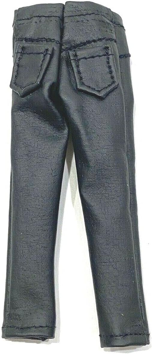 1/12 Scale Miniature Black Leather Pants for Marvel Legends Mezco Body (Figure NOT Included)