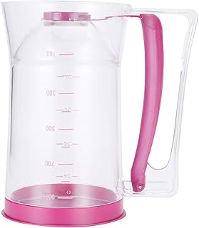 Pancake Batter Dispenser, 900mL Batter Dispenser with Squeeze Handle for Pancakes, Waffles, Muffins, and Crepes Baking Tools for Cupcakes Crepes, Cake