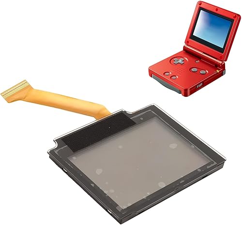 Miniatura 4 de Pantalla LCD profesional de repuesto para consola Game Boy Advance SP AGS 001, pantalla LCD retroiluminada original con cables