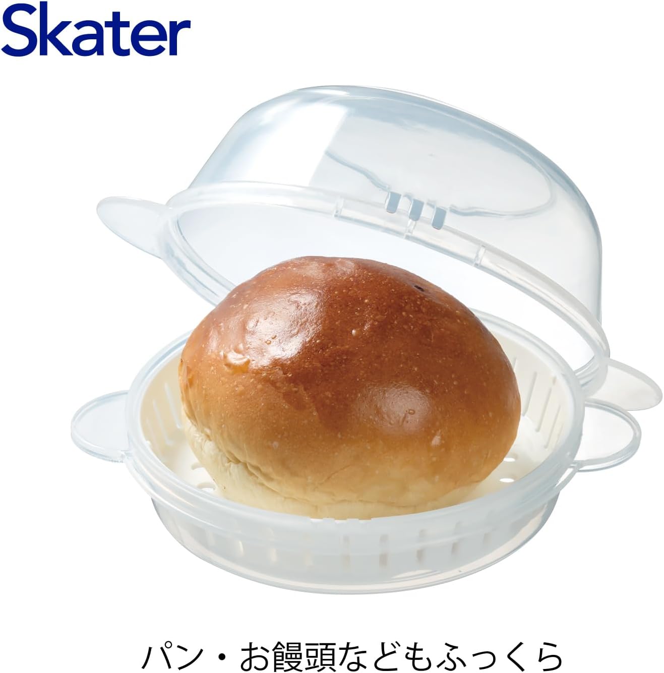 Skater SMA1-A Chinese Bun Case, 2-Pack, Basic Chinese Bun Steamer, Microwave Okaman, Microwave Steamer, Basic