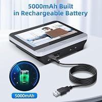 HAPYTHDA WiFi Ajtókamera 4,3" Monitorral - 1080P Digitális Kémlelőnyílás, 90° Látószög, PIR Mozgásérzékelő, 5000mAh Akku, Éjjellátó 6