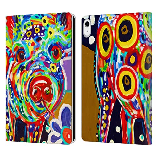 Protection iPad 10.9 étui portefeuille cuir animaux