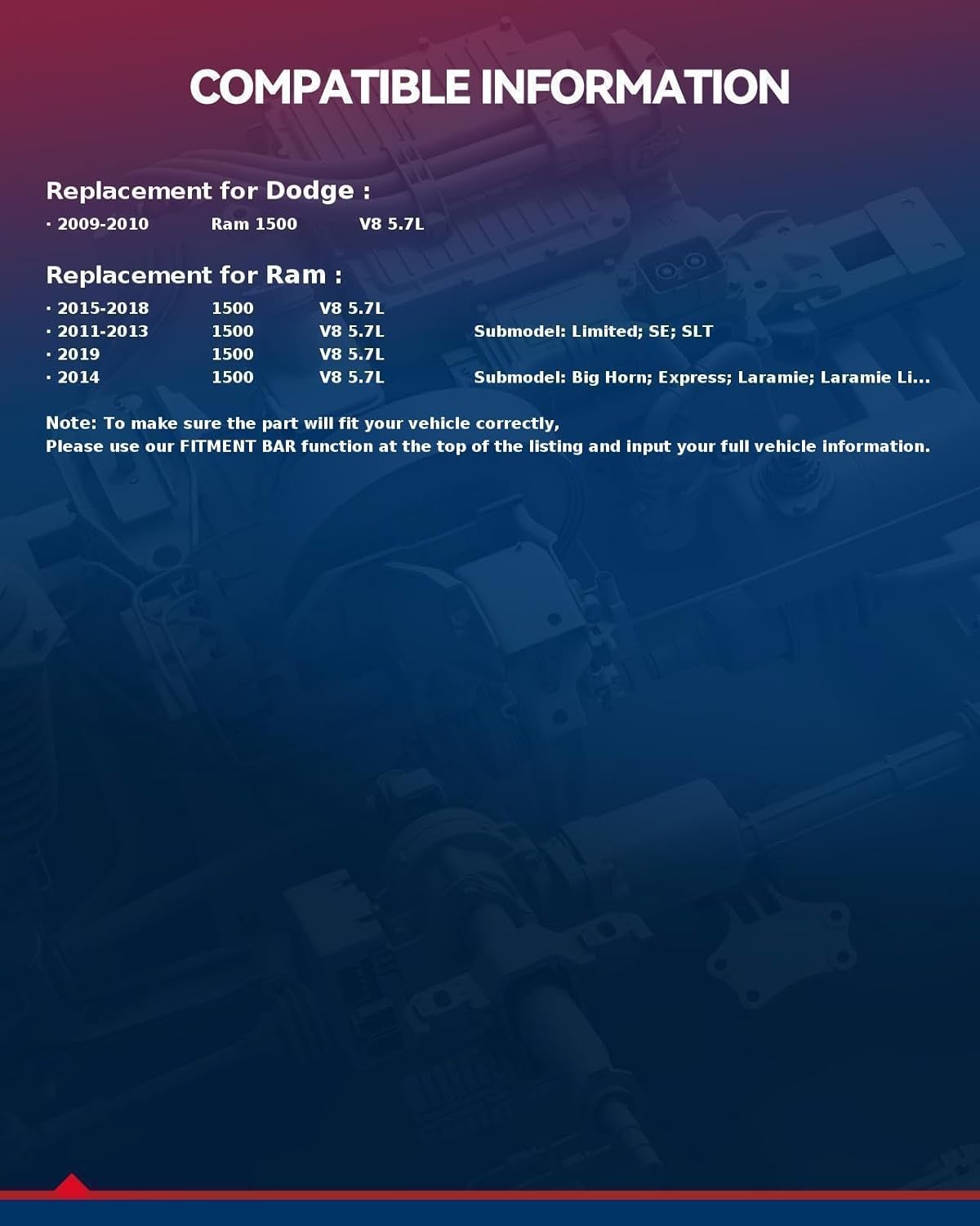 KAX 5.7 HEMI MDS Lifters Camshaft Kit Timing Chain Kit Head Gasket Set Compatiable with Ram 1500 2011-2019, Dodge Ram 1500 2009-2010 5.7L, OE# 53021726AC, 53021726AE, 53021726AF, 53021726AD