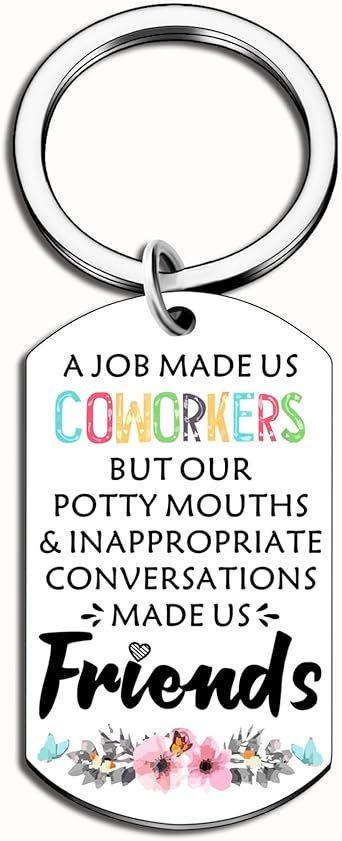 Amazon.com: Funny Coworker Gifts for Women Funny Keychains Work ...