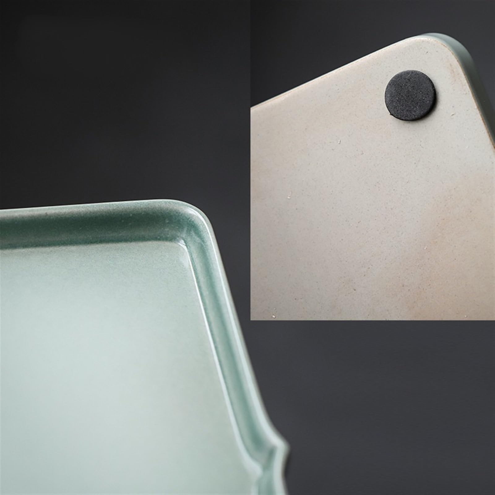 Gongfu zestaw do herbaty ceramiczna czworoboczna taca do herbaty domowy zestaw do herbaty Kung Fu sucha bańka mały stolik do herbaty chiński zestaw do herbaty sucha taca na bańki taca na herbatę do