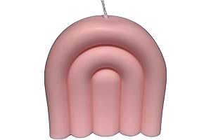 Pink Rainbow Scented Candle - Summery Aesthetic Candle