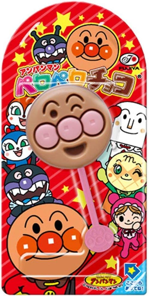 Amazon 不二家 アンパンマンペロペロチョコ 1本 12個 不二家 チョコレート菓子 通販