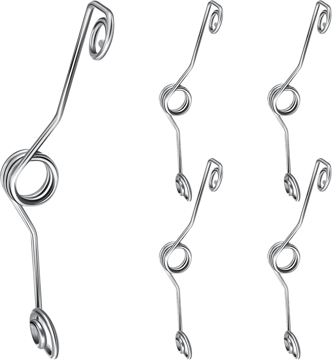 5 Pieces Hinge Pin Door Stop Butterfly Spring Door Stop to Keep Door