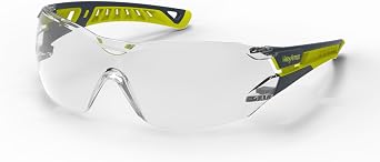 HexArmor MX225 Safety Glasses for Men and Women | Anti-Fog & Scratch Resistant | Metal-Free Hinge | 100% UV Protected Eyewear