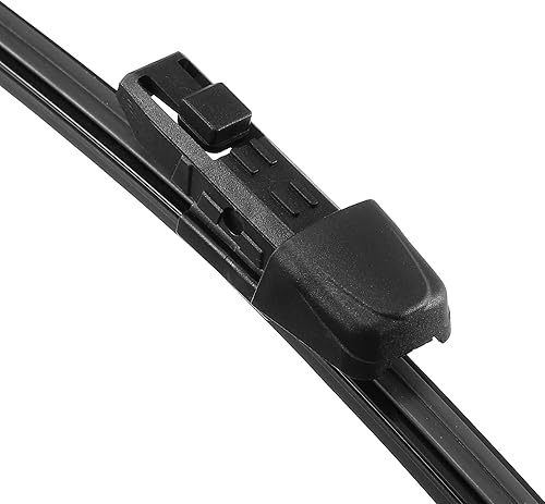 Miniatura 6 de X AUTOHAUX 1 limpiaparabrisas trasero de 11.024 in y 11 pulgadas, repuesto para Audi A1 2011-2022 de plástico de goma, color negro