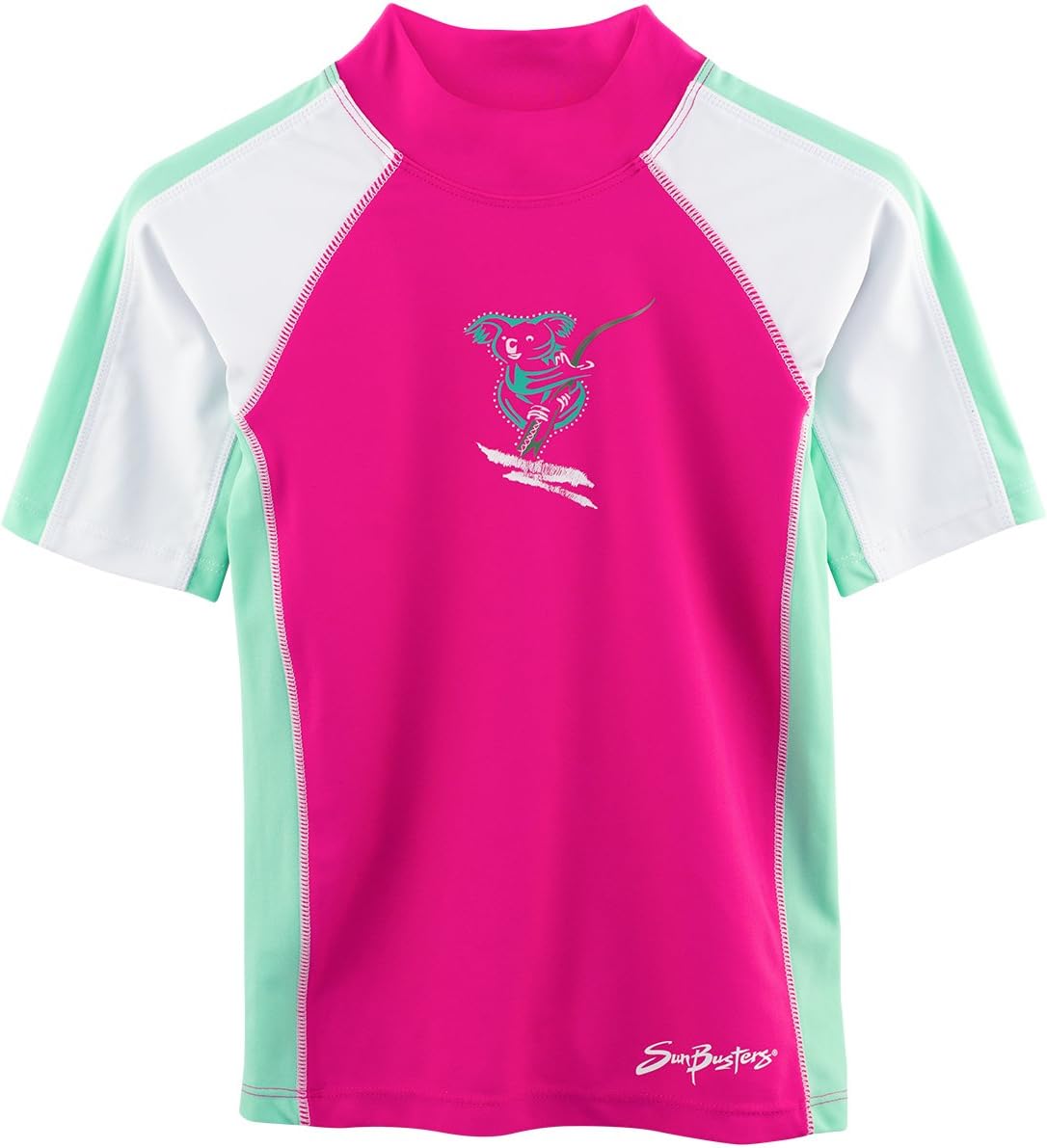 Girls Short Sleeve Rash Guard 12 mos - 12 yrs, UPF 50+ Sun Protection
