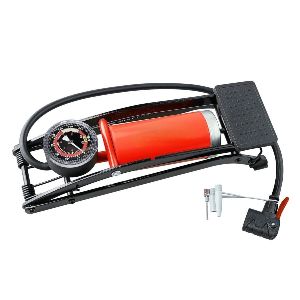 STANLEY STHT80894-1 Pompe à pied gris avec manomètre pour pneu