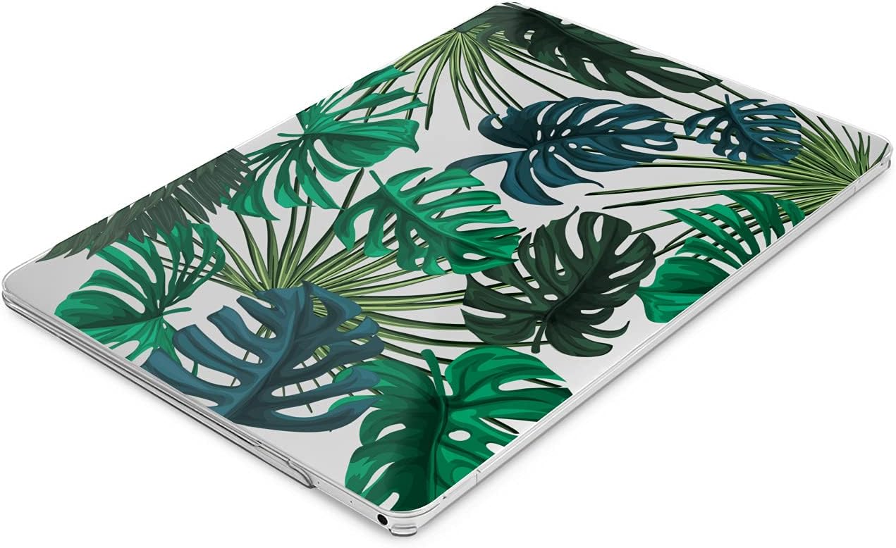 Hard Case Compatible for MacBook Pro 16 14 M3 M2 2023 M1 Pro 13 2022 Air 13 2021 Retina 2020 Mac 11 12 Pattern Protective Monstera Print Palm Leaves Design Plants Laptop Green Tropics Cover