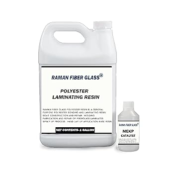 Raman fiber glass Polyester Laminating Resin 1kg