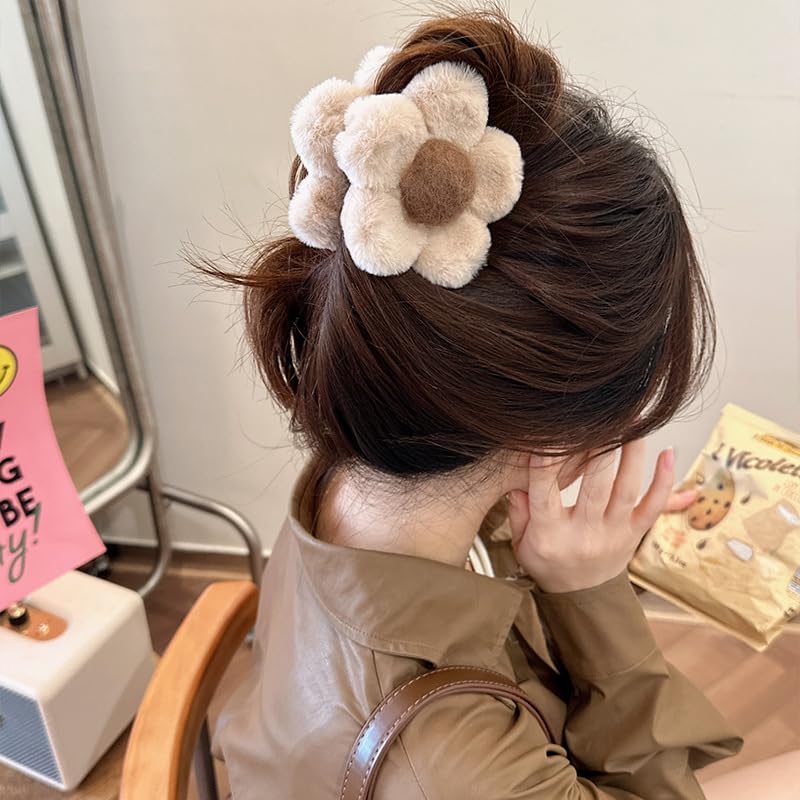 専用❤️ハンドメイド hair clip  choucho Amazon.com: Flower Hair Clips for Women Girls Cute Kawaii Fluffy