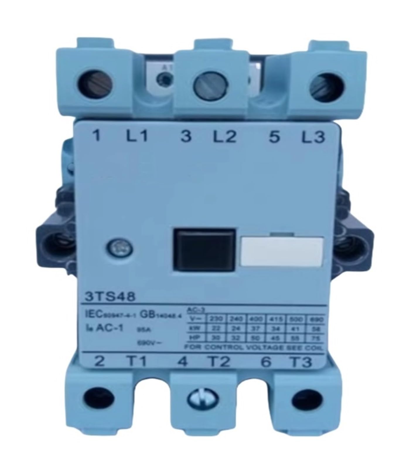 Contacteur CA 3TS4822-0XM0 évite les pannes de moteur et arrêts d'usine