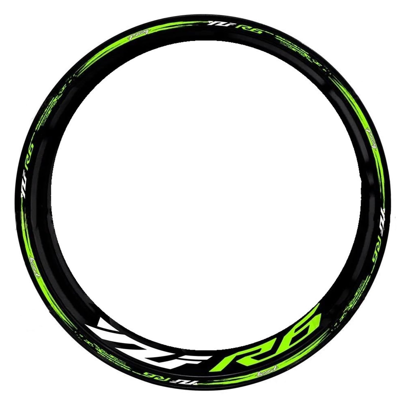 Wheel Stickers Motorcycle Wheel Stickers for YZF-R6 YZF R6 Rim Sticker Hub Decals Night Reflective Decorative Rim Reflective Decal