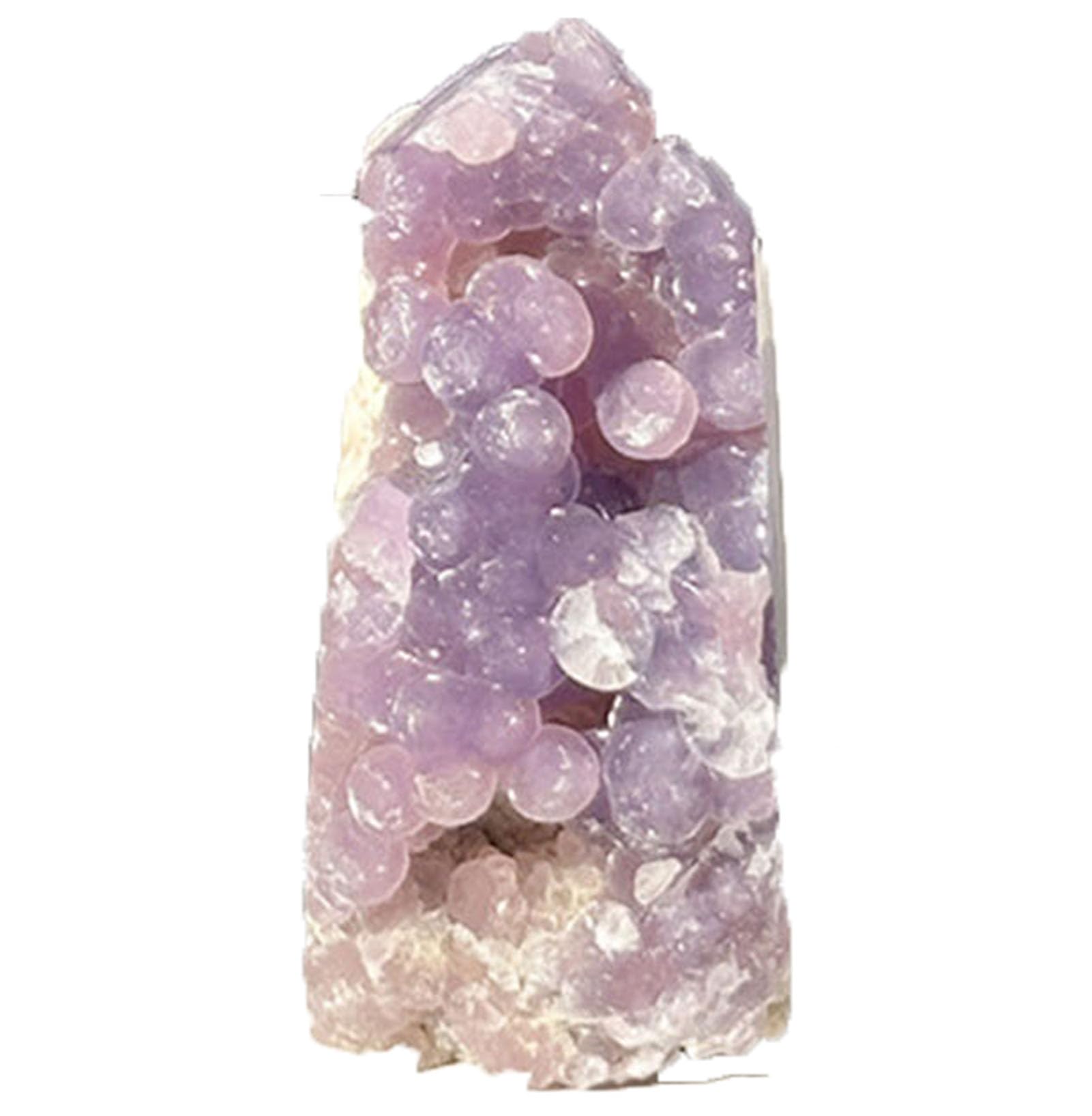 Grape Agate Points Mineral Specimen, Crystal for Natural Beginners Gift