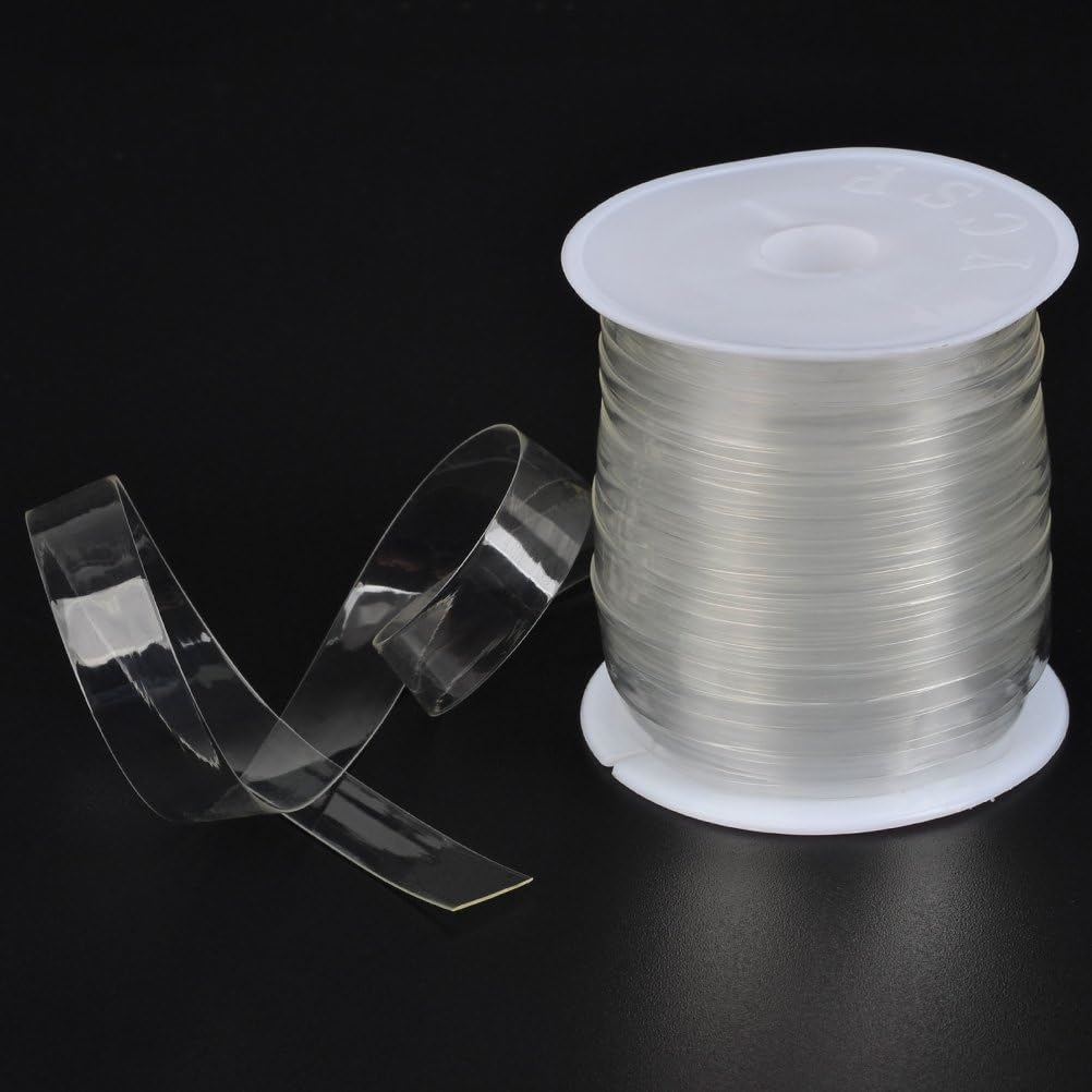 TIMESETL Clear Elastic 10m(1cm) Invisible Transparent Elastic for DIY Bra Swimwear