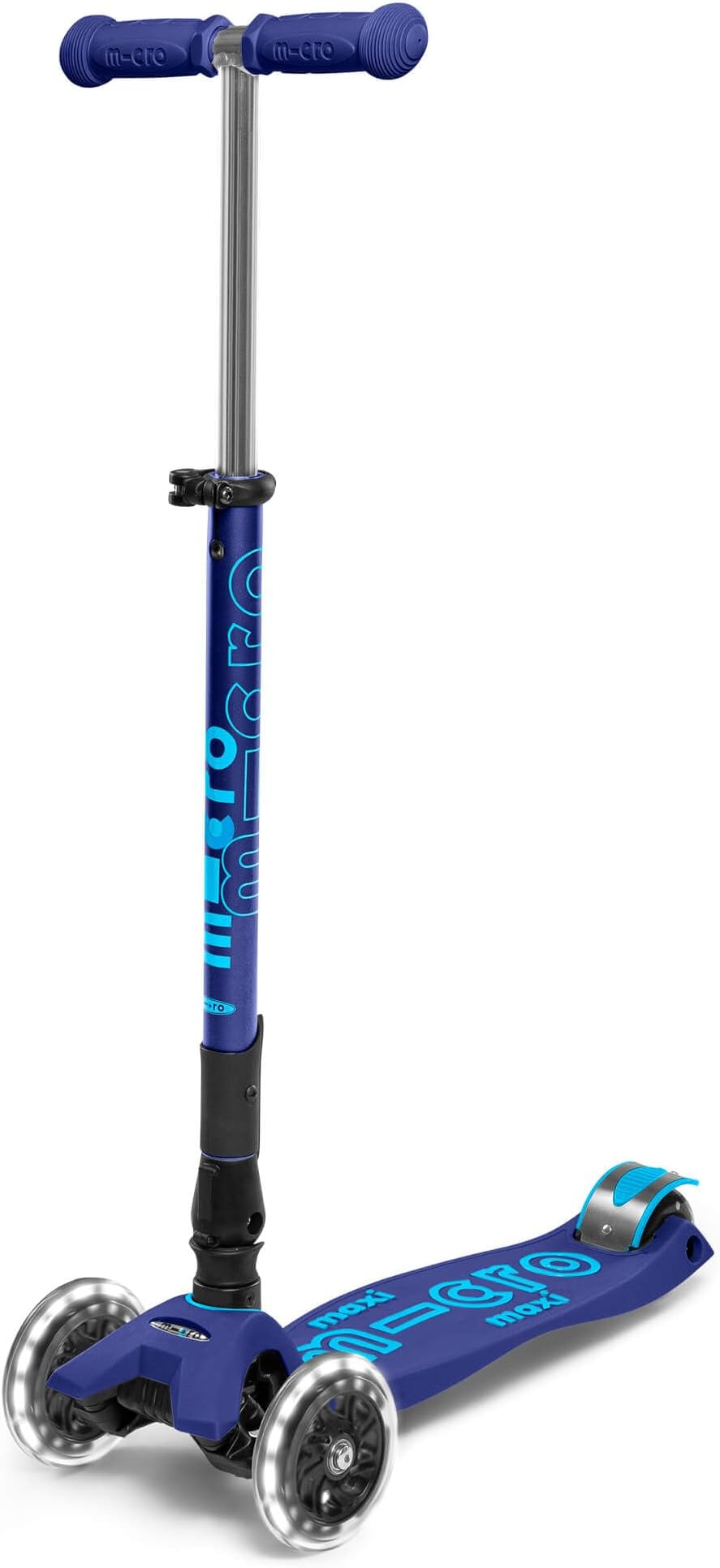 Micro Scooters | Maxi Micro Deluxe Foldable Children's Scooter | Big Wheels | Handlebar Adjustable | 5-12 Years | Boys & Girls