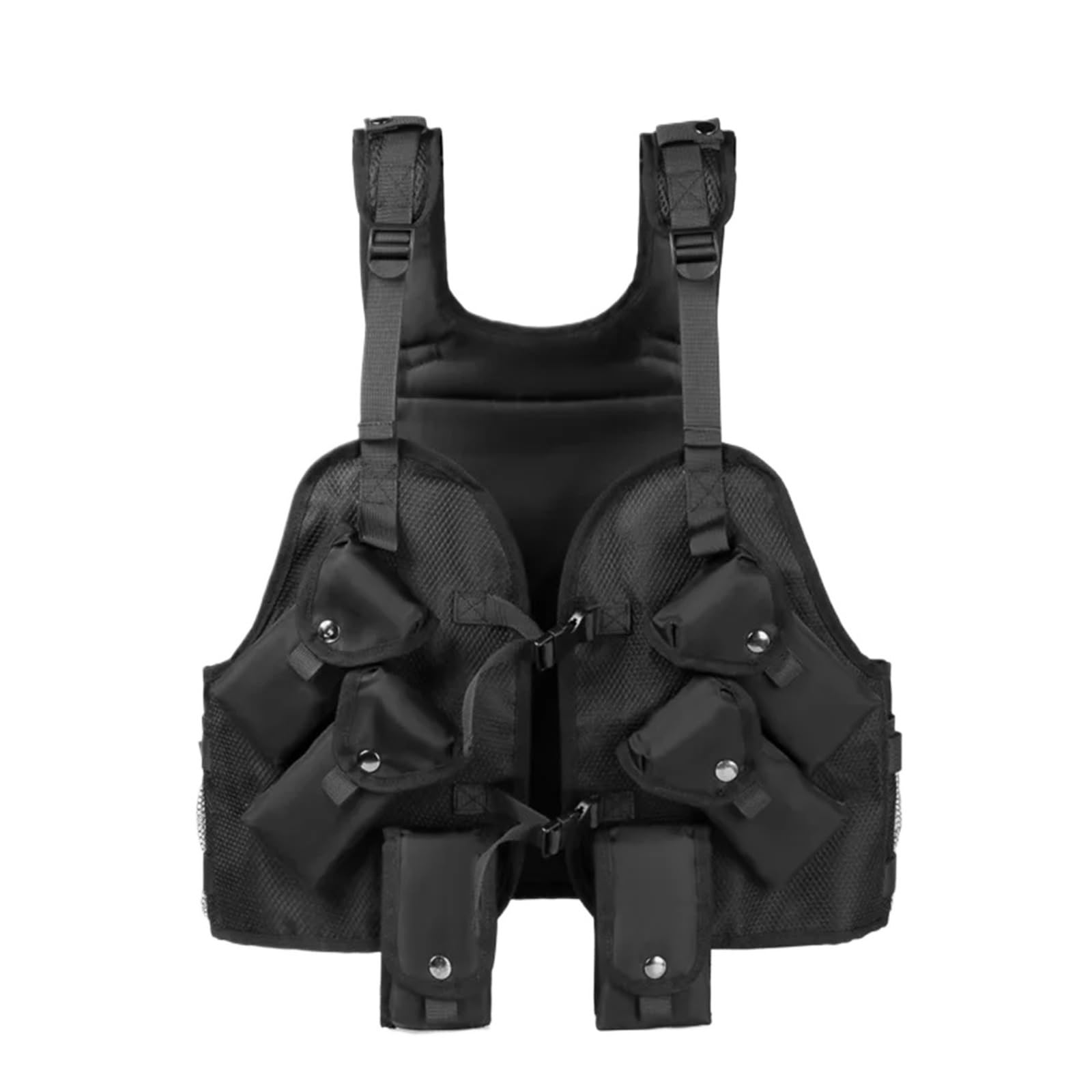 Chaleco Multibolsillos Chaleco de Carga Impermeable y Funcional for Exteriores, for Hombre y Mujer, sin Mangas, con múltiples Bolsillos para Cámping Fotografía Caza