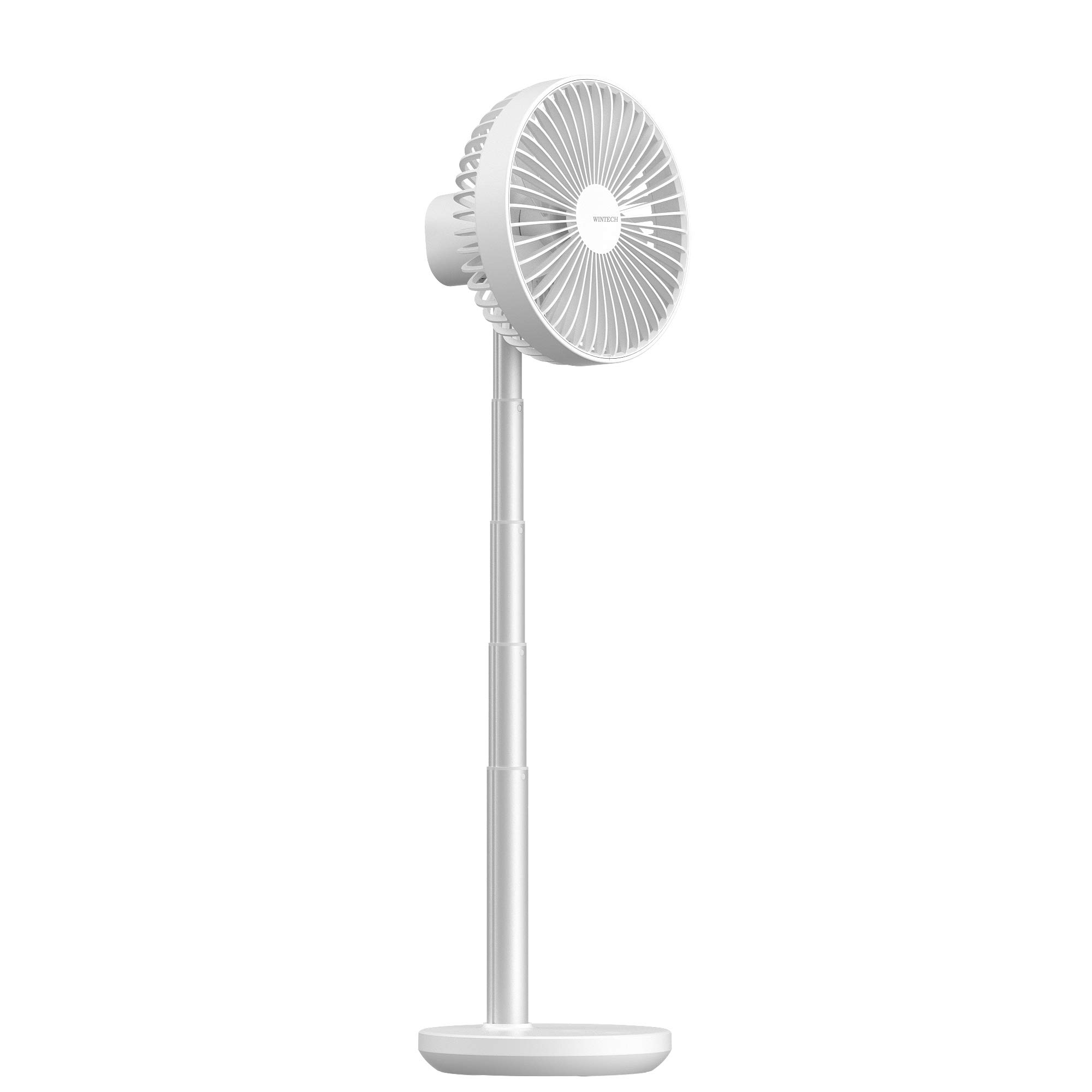 Amazon | WINTECH 充電池内蔵ポータブルデスクトップファン DF-211ER W