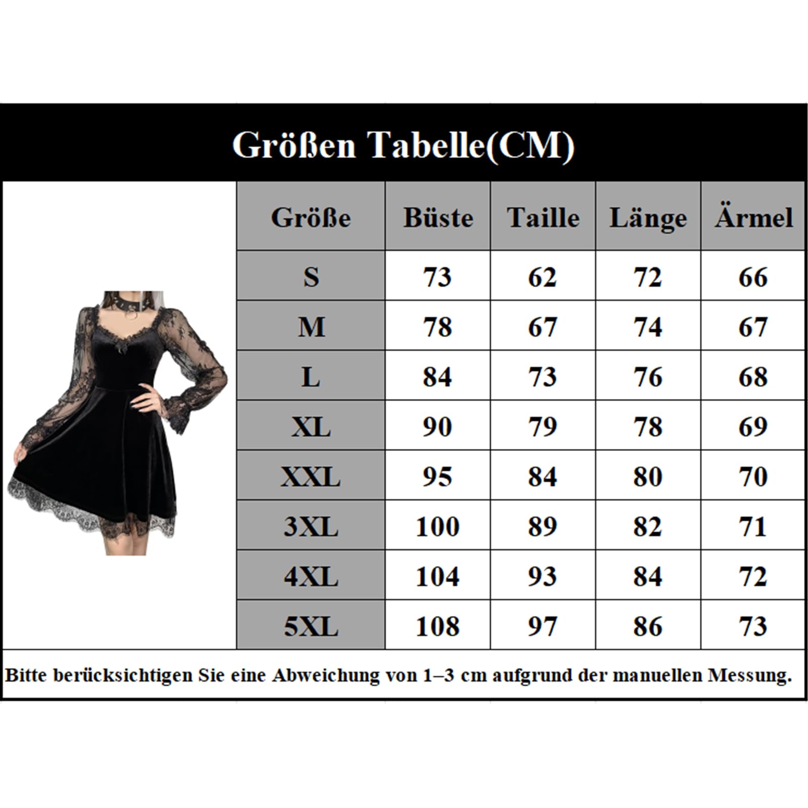 Robe Gothique en Velours Noir, Garniture en Dentelle, Y2K, Esthétique, Taille Haute, Ligne A, Mini, E-Girl, Grunge, Punk, Tenue de Soirée